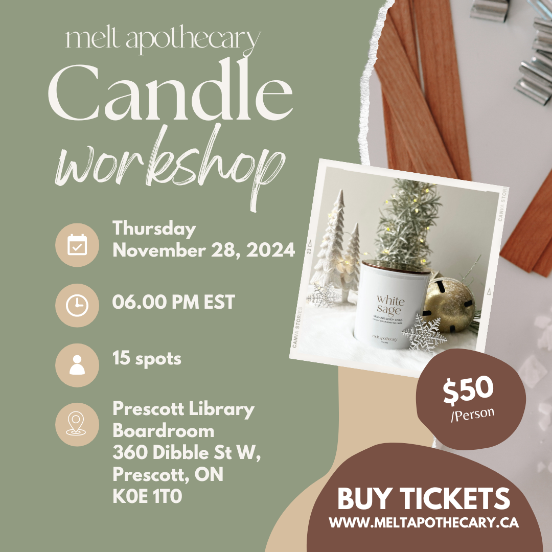 melt apothecary Candle workshop